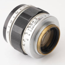 画像をギャラリービューアに読み込む, キヤノン Canon 50mm F1.4 LTM L39