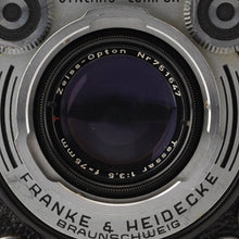 画像をギャラリービューアに読み込む, ローライ Rollei ROLLEIFLEX 3.5A Type 1 / Zeiss-Opton Tessar 75mm F3.5 RED T