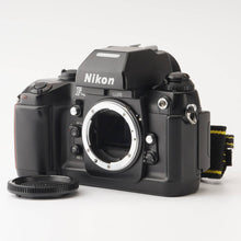 Load image into Gallery viewer, Nikon F4 35mm SLR Film Camera Black Body MULTI CONTROL BACK MF-23