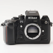 Load image into Gallery viewer, Nikon F4 35mm SLR Film Camera Black Body MULTI CONTROL BACK MF-23