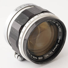 画像をギャラリービューアに読み込む, キヤノン Canon 50mm F1.4 ライカL39マウント