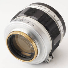 画像をギャラリービューアに読み込む, キヤノン Canon 50mm F1.4 ライカL39マウント