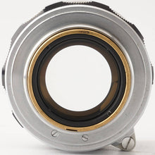 画像をギャラリービューアに読み込む, キヤノン Canon 50mm F1.4 ライカL39マウント