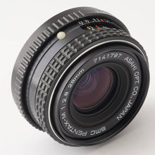 画像をギャラリービューアに読み込む, ペンタックス Pentax Asahi smc PENTAX-M 28mm F2.8 Kマウント