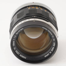 画像をギャラリービューアに読み込む, キヤノン Canon FL 58mm F1.2 FD マウント