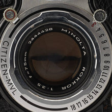 画像をギャラリービューアに読み込む, ミノルタ Minolta AUTOCORD RG / ROKKOR 75mm F3.5