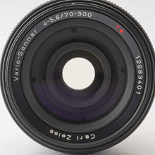 画像をギャラリービューアに読み込む, コンタックス Contax Carl Zeiss Vario-Sonnar 70-300mm F4-5.6 Nマウント