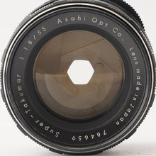 画像をギャラリービューアに読み込む, ペンタックス Pentax Asahi スーパータクマー Super Takumar 55mm f/1.8 前期 M42 mount