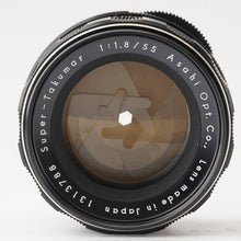 画像をギャラリービューアに読み込む, ペンタックス Pentax Asahi スーパータクマー Super Takumar 55mm f/1.8 前期 M42 マウント