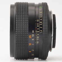 画像をギャラリービューアに読み込む, コンタックス Contax Carl Zeiss Planar 50mm F1.4 T* MMJ C/Y マウント