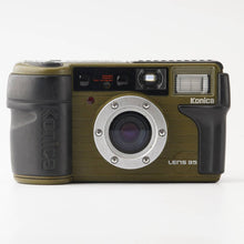 画像をギャラリービューアに読み込む, コニカ Konica 現場監督 LENS 35 35mm コンパクトフィルムカメラ オリーブ