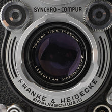 画像をギャラリービューアに読み込む, ローライ Rollei ROLLEIFLEX 3.5A / Zeiss-Opton Tessar 75mm F3.5 3.5A