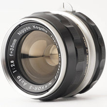 Load image into Gallery viewer, Nikon Nippon Kogaku Nikkor-S Auto 35mm f/2.8