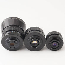 画像をギャラリービューアに読み込む, ペンタックス Pentax PENTAX-110 70mm F2.8 / 50mm F2.8 / 18mm F2.8 オート110マウント レンズセット