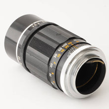 画像をギャラリービューアに読み込む, キヤノン Canon 135mm F3.5 ライカ L39 マウント