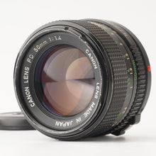 Load image into Gallery viewer, Canon New FD 50mm f/1.4 FD mount