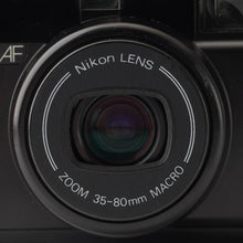 Load image into Gallery viewer, Nikon TW Zoom Quartz Date 35mm Point And Shot Film Camera / 35-80mm MACRO