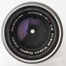 画像をギャラリービューアに読み込む, ニコン Nippon Kogaku Nikkor-H・C 5cm 50mm F2 Sマウント