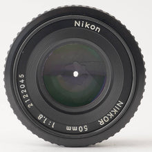 画像をギャラリービューアに読み込む, ニコン Nikon Ai-s NIKKOR 50mm F1.8 パンケーキレンズ