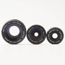 画像をギャラリービューアに読み込む, ペンタックス Pentax PENTAX-110 18mm F2.8 / Pentax PENTAX-110 24mm F2.8 / Pentax PENTAX-110 50mm F2.8