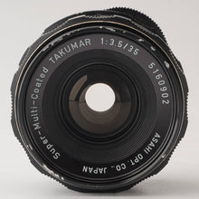 画像をギャラリービューアに読み込む, ペンタックス Pentax Asahi Super Multi Coated タクマー 35mm F3.5 M42マウント