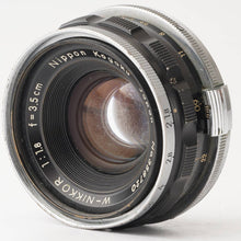 Load image into Gallery viewer, Nippon Kogaku W-NIKKOR 3.5cm 35mm f/1.8