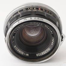 Load image into Gallery viewer, Nippon Kogaku W-NIKKOR 3.5cm 35mm f/1.8