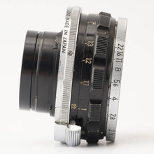 Load image into Gallery viewer, Nippon Kogaku W-NIKKOR 3.5cm 35mm f/1.8