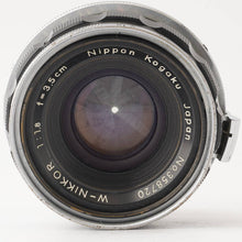 Load image into Gallery viewer, Nippon Kogaku W-NIKKOR 3.5cm 35mm f/1.8