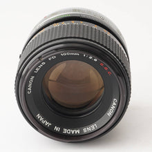 画像をギャラリービューアに読み込む, キヤノン Canon FD 100mm F2.8 S.S.C.