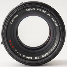 画像をギャラリービューアに読み込む, キヤノン Canon FD 50mm F1.4 S.S.C. FDマウント