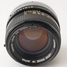 画像をギャラリービューアに読み込む, キヤノン Canon FD 50mm F1.4 S.S.C. FDマウント