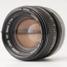 画像をギャラリービューアに読み込む, キヤノン Canon FD 50mm F1.4 S.S.C. FDマウント