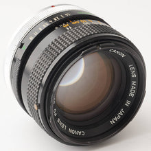 画像をギャラリービューアに読み込む, キヤノン Canon FD 50mm F1.4 S.S.C. FDマウント