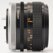 画像をギャラリービューアに読み込む, キヤノン Canon FD 50mm F1.4 S.S.C. FDマウント