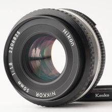 画像をギャラリービューアに読み込む, ニコン Nikon Ai-s NIKKOR 50mm F1.8 パンケーキレンズ