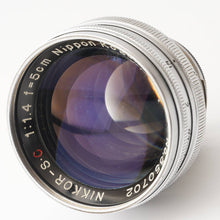 画像をギャラリービューアに読み込む, ニコン Nikon S2 レンジファインダー / Nippon Kogaku NIKKOR S.C 5cm 50mm F1.4