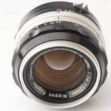Load image into Gallery viewer, Nippon Kogaku NIKKOR-S Auto 50mm f/1.4