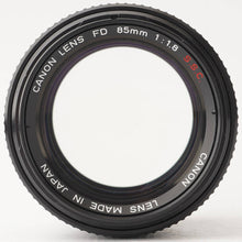 Load image into Gallery viewer, Canon FD 85mm f/1.8 S.S.C