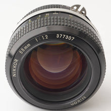 Load image into Gallery viewer, Nikon Ai NIKKOR 55mm f/1.2