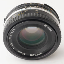 画像をギャラリービューアに読み込む, ニコン Nikon Ai-s NIKKOR 50mm F1.8 パンケーキ