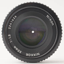 画像をギャラリービューアに読み込む, ニコン Nikon Ai-s NIKKOR 50mm F1.8 パンケーキ