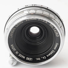 Load image into Gallery viewer, Canon 25mm f/3.5 L39 LTM