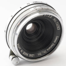 Load image into Gallery viewer, Canon 25mm f/3.5 L39 LTM