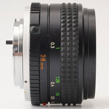画像をギャラリービューアに読み込む, ミノルタ Minolta MC W.Rokkor 28mm F2.8 ミノルタ MCマウント