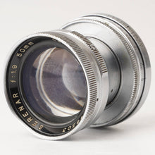 画像をギャラリービューアに読み込む, キヤノン Canon Serenar 50mm F1.9 沈胴 ライカ L39マウント