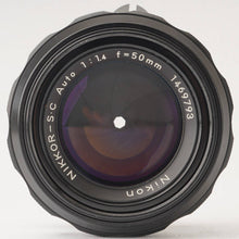 画像をギャラリービューアに読み込む, ニコン Nikon NIKKOR-S.C Auto 50mm F1.4 非Ai