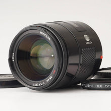 画像をギャラリービューアに読み込む, ミノルタ Minolta AF 35mm F1.4 ソニー Aマウント