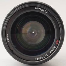 画像をギャラリービューアに読み込む, ミノルタ Minolta AF 35mm F1.4 ソニー Aマウント