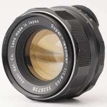 画像をギャラリービューアに読み込む, ペンタックス Pentax Asahi スーパータクマー Super Takumar 55mm F1.8 M42マウント